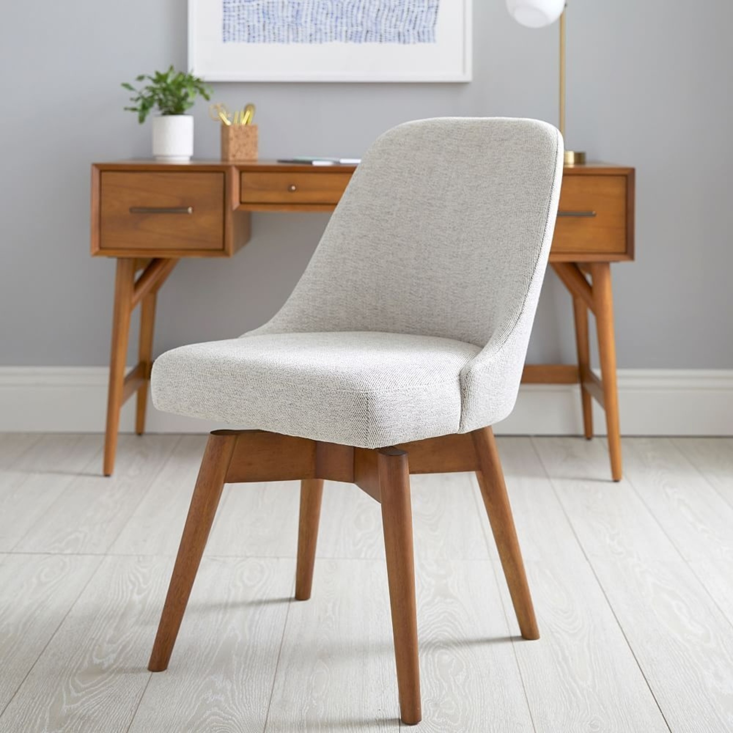 West Elm Swivel Computer Chair  - image-4