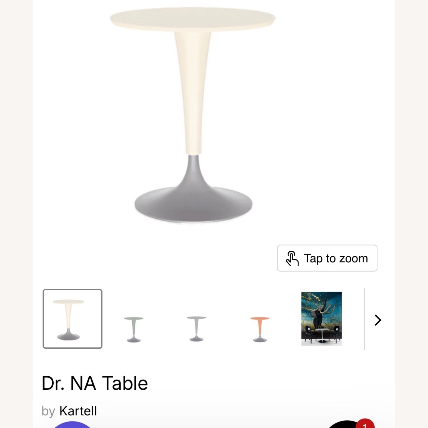 Philippe Starck Kartell Bistro Table 1 Chair  - image-13