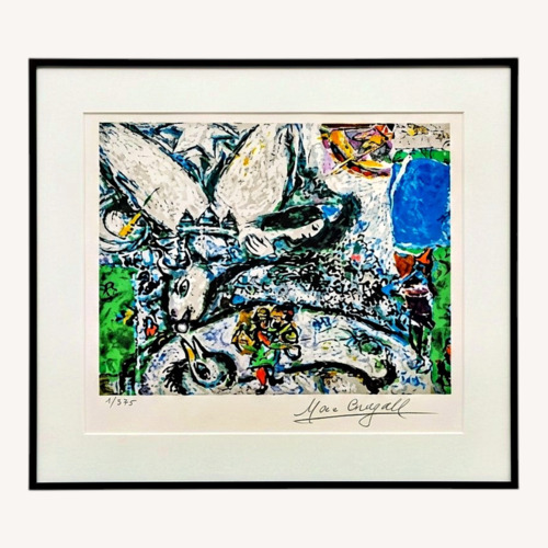 Used Vintage/Antique Finds Marc Chagall Blue Wall Art for sale on AptDeco
