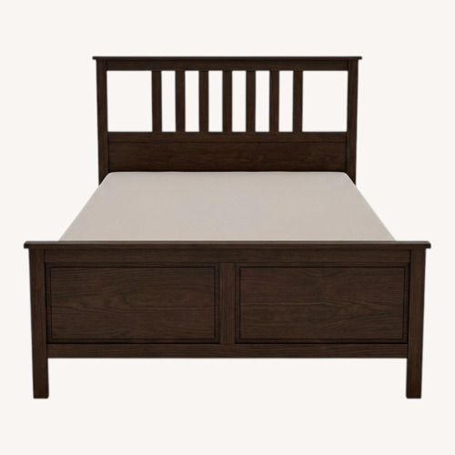 Used IKEA Hemnes Medium Brown Full Bed for sale on AptDeco