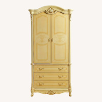 Homey Natural Wood Armoire