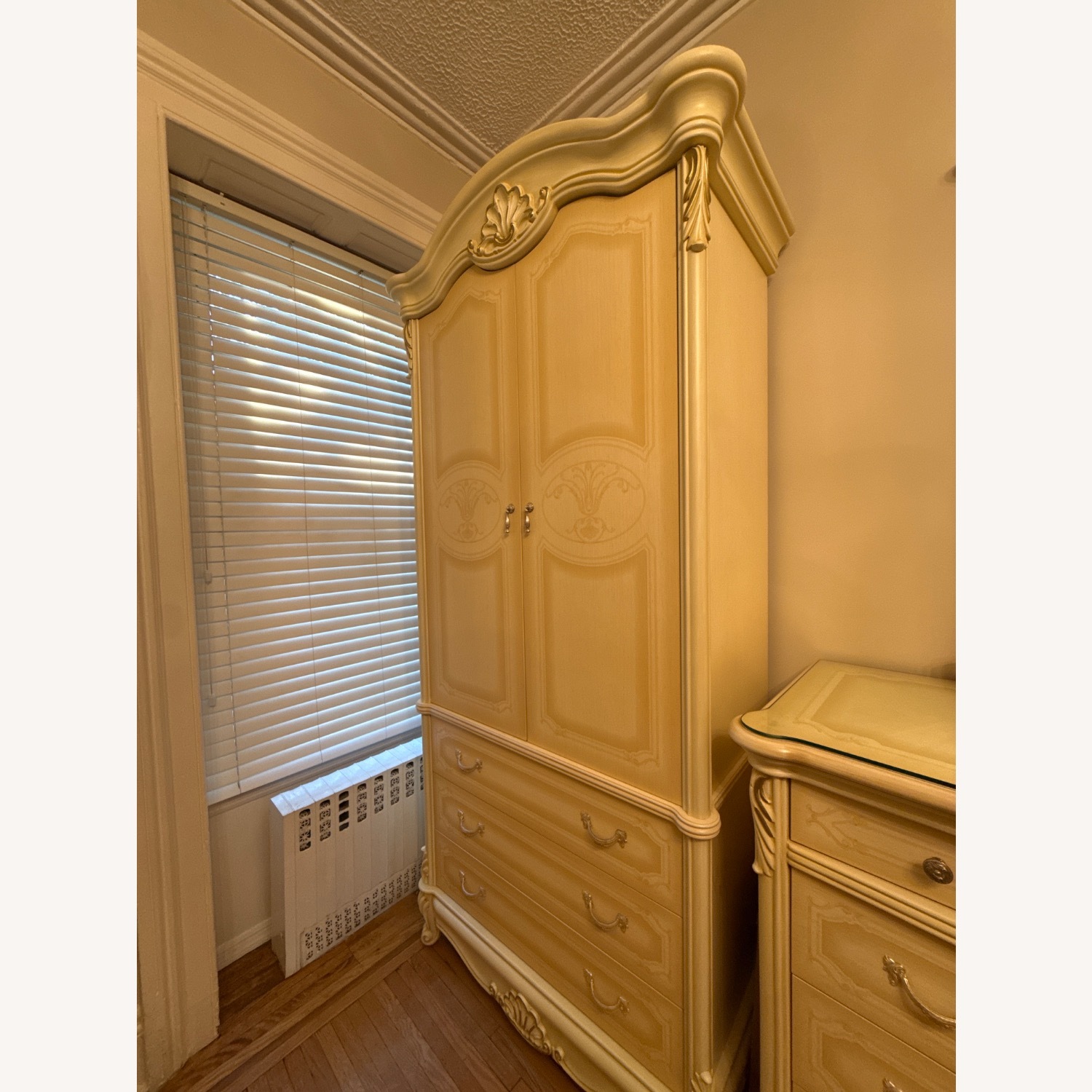 Homey Natural Wood Armoire - image-2