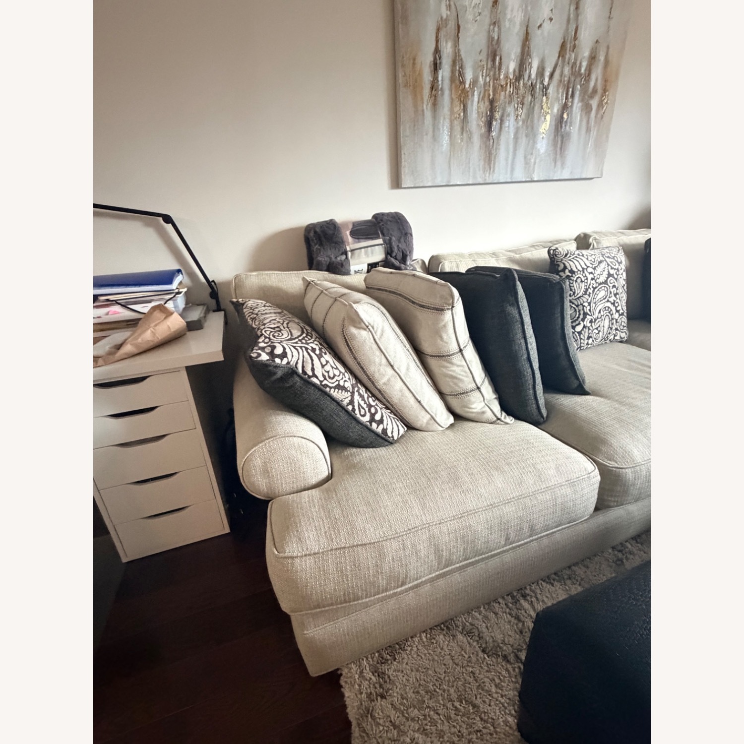 Raymour & Flanigan Natural 3+ Piece Sectional - image-2