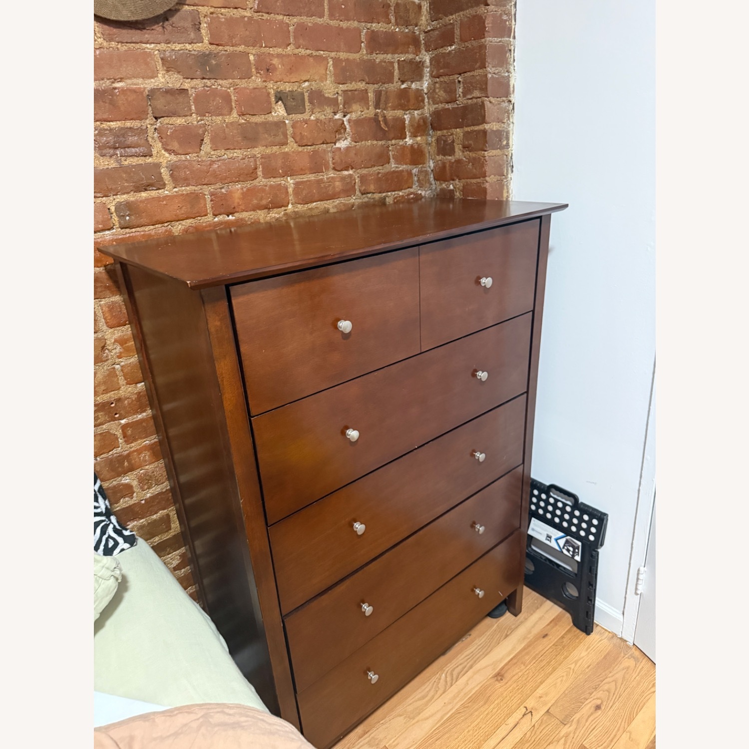 Overstock Dark Brown Wood Dresser - image-3