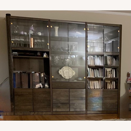 Used Dark Brown Wall Unit/Breakfront for sale on AptDeco