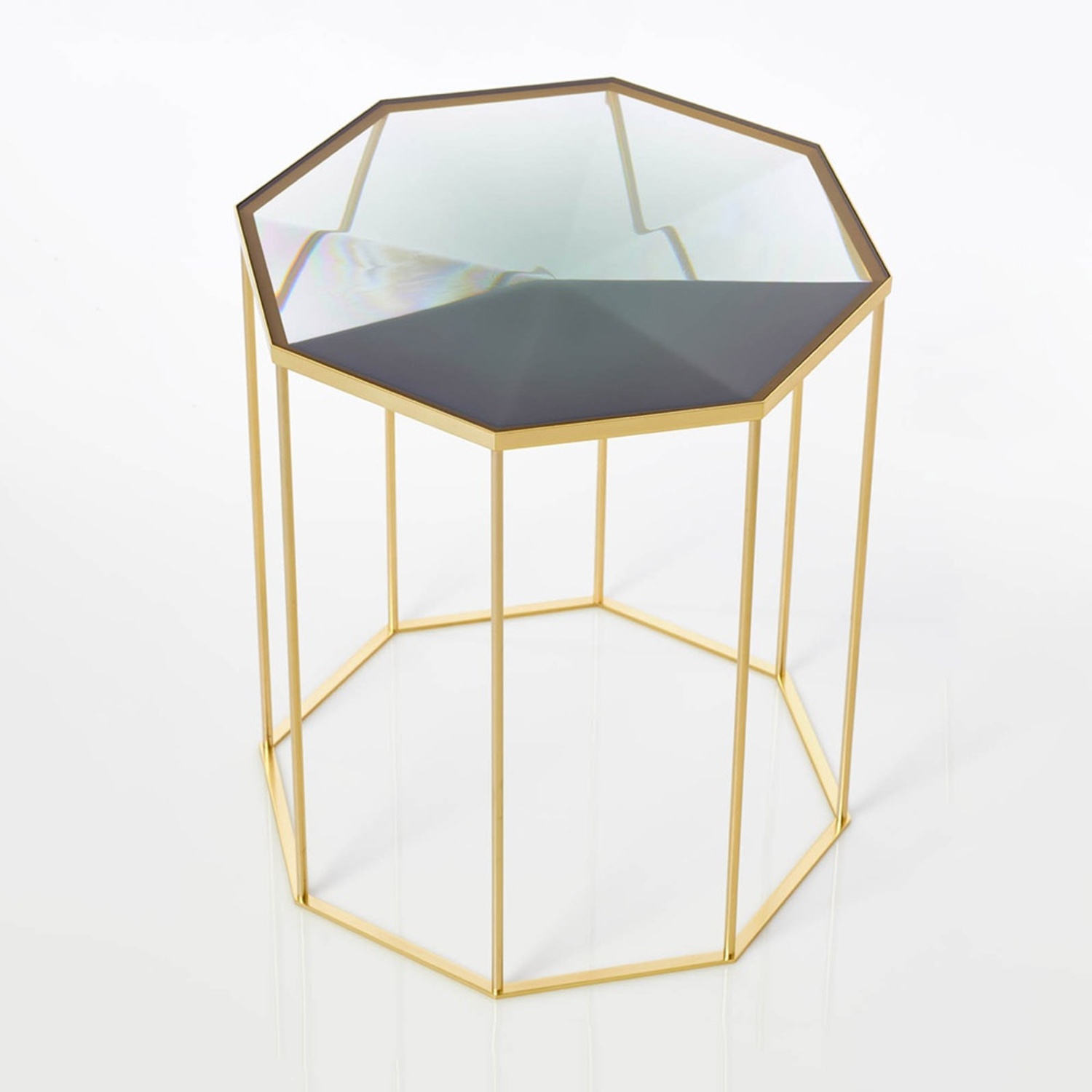 Tallis Table Blue Metal Side Table - image-4