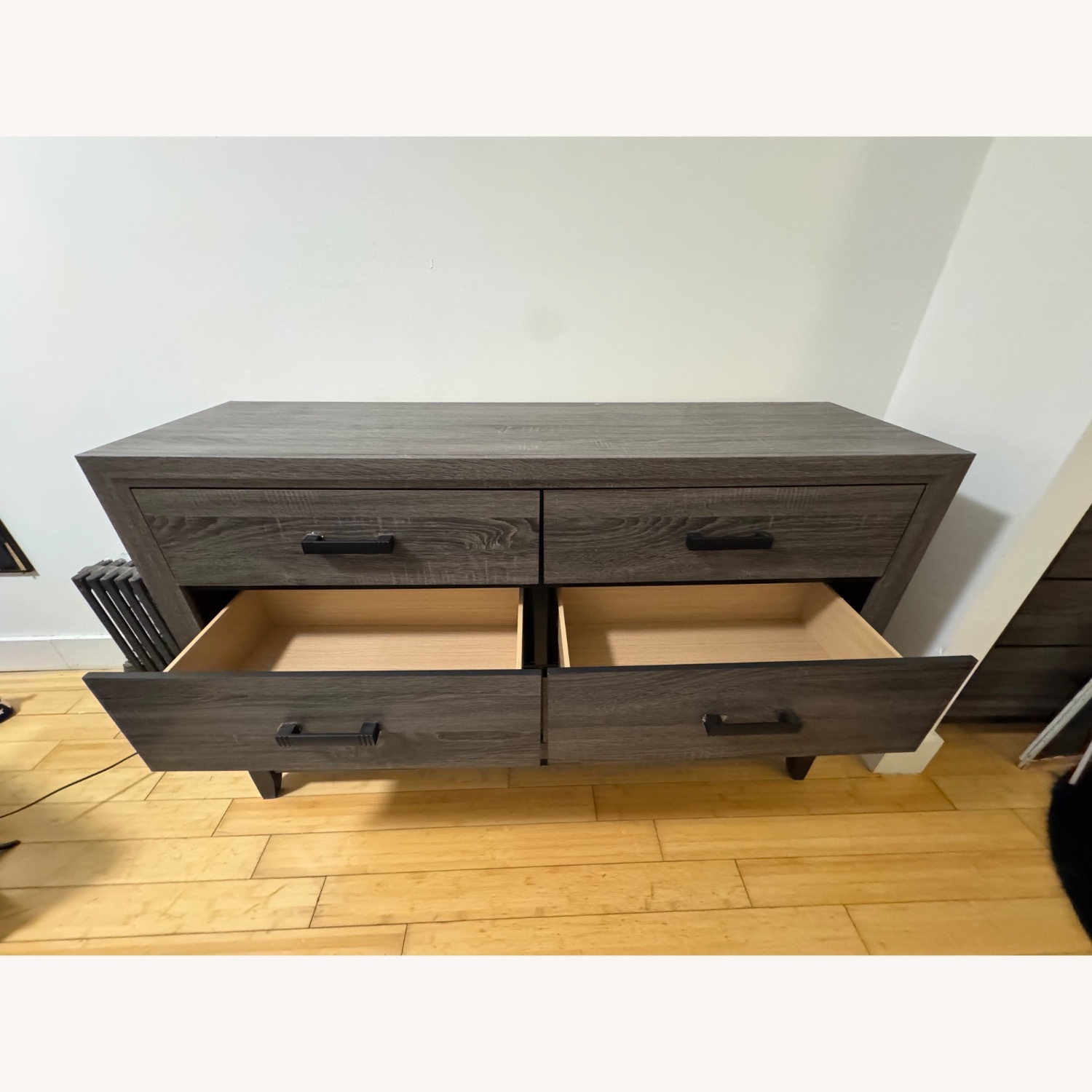 Bob's Discount Furniture Joss Gray Wood Dresser - image-5