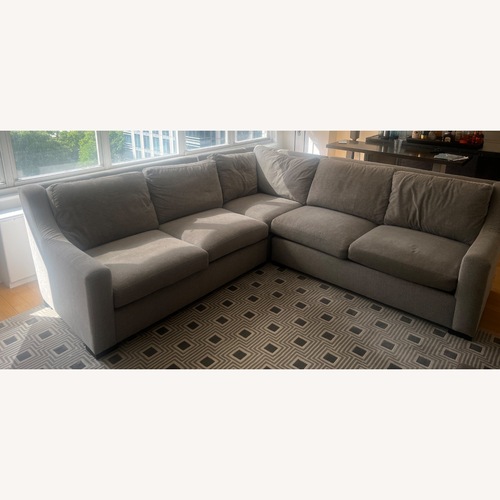 Used Bernhardt Furniture Light Gray 3+ Piece Sectional for sale on AptDeco
