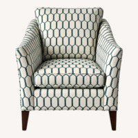 Walter E. Smithe Deluxe Occas W Wood Legs Chair