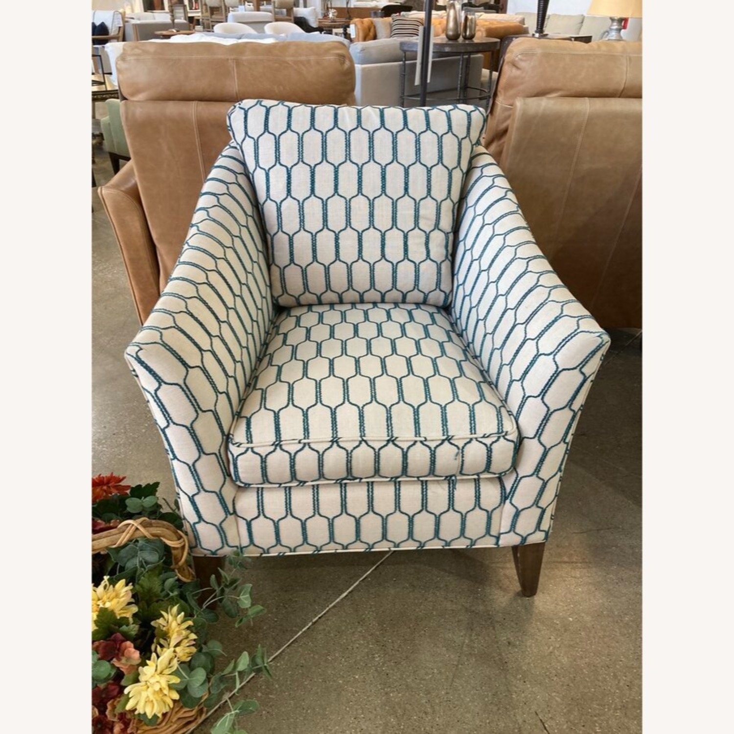 Walter E. Smithe Deluxe Occas W Wood Legs Chair - image-2