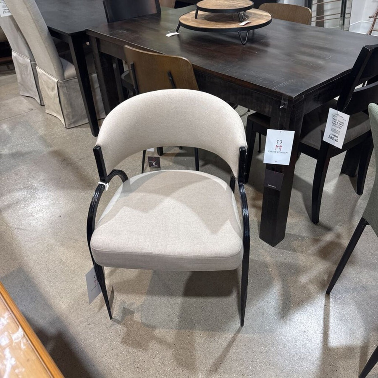 Arteriors Home Bahati Chair Linen - image-2
