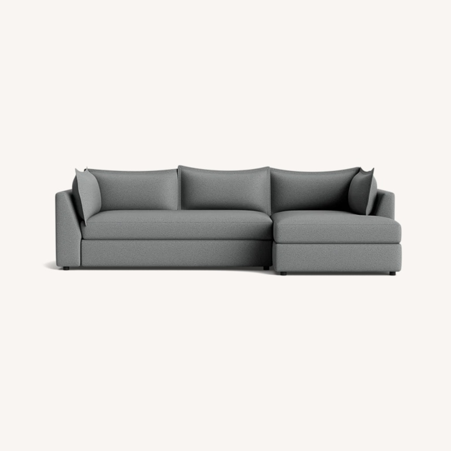 Joybird Light Gray Fabric 2 Piece Sectional - image-5