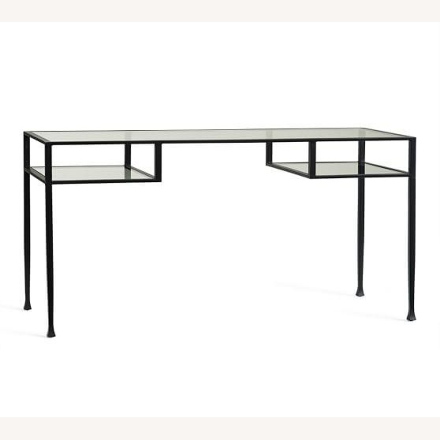Pottery Barn Tanner Glass Desk - image-4