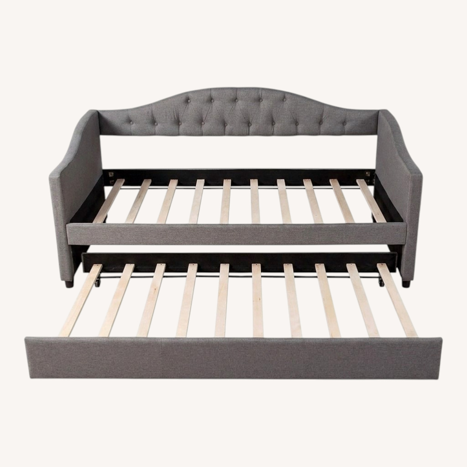 Upholstered Trundle Daybed Twin Size - image-0
