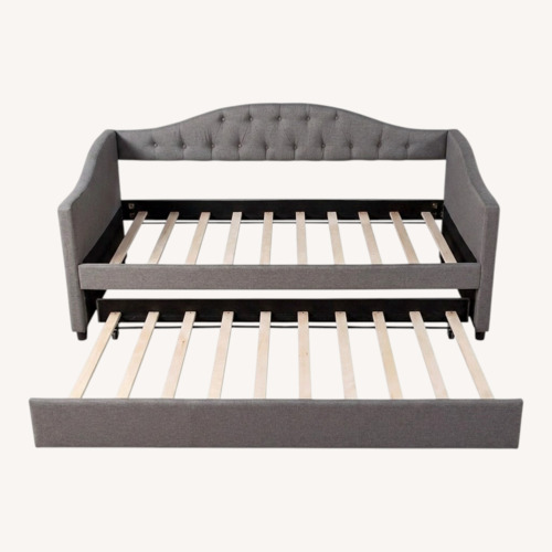 Used Upholstered Trundle Daybed Twin Size for sale on AptDeco