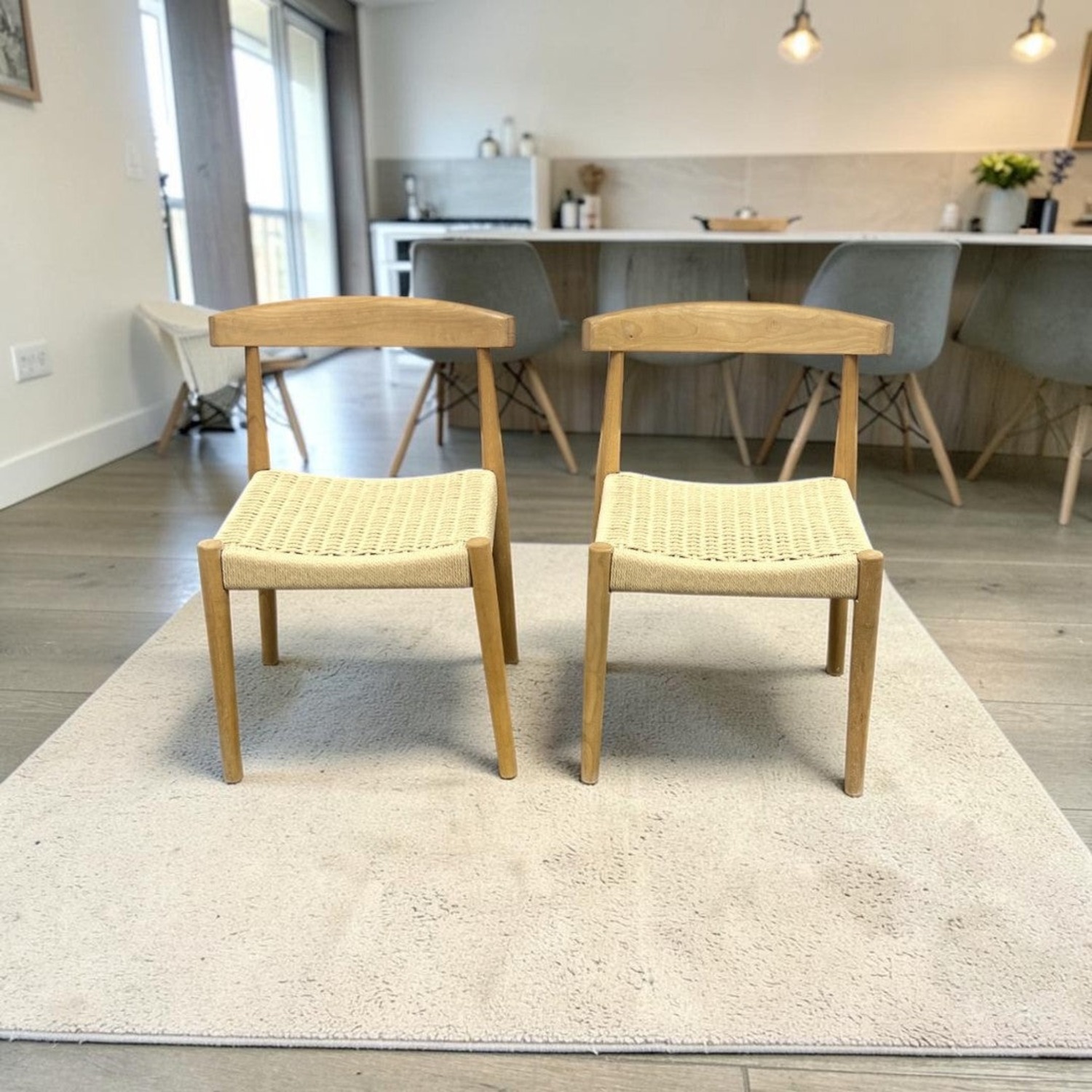 Castlery Austen Chair Set of 2 -White Wash - image-1