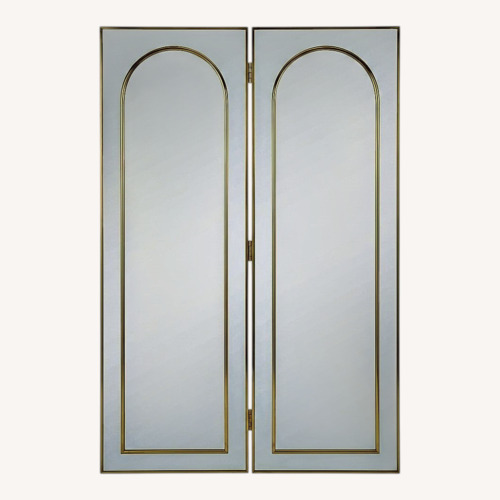 Used Hollywood Regency Double-Sided Floor Mirrors for sale on AptDeco