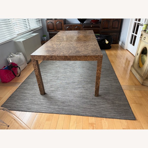 Used Vintage Burl Wood Extendable Dining Table for sale on AptDeco