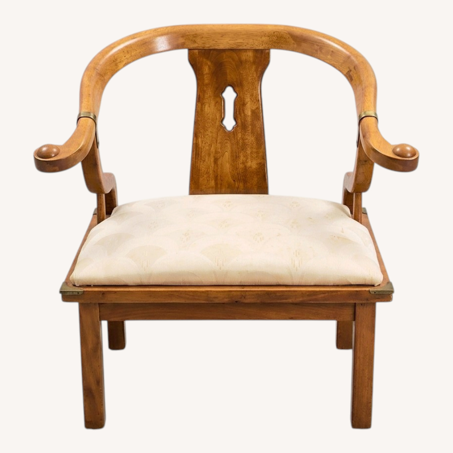 Vintage/Antique Finds Natural Wood Accent Chair - image-0