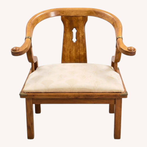 Used Vintage/Antique Finds Natural Wood Accent Chair for sale on AptDeco