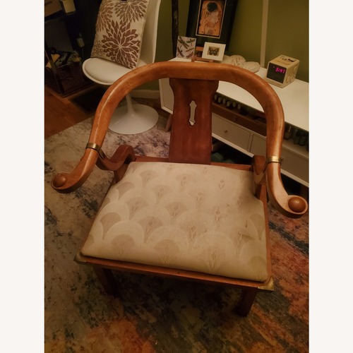 Used Vintage/Antique Finds Natural Wood Accent Chair for sale on AptDeco