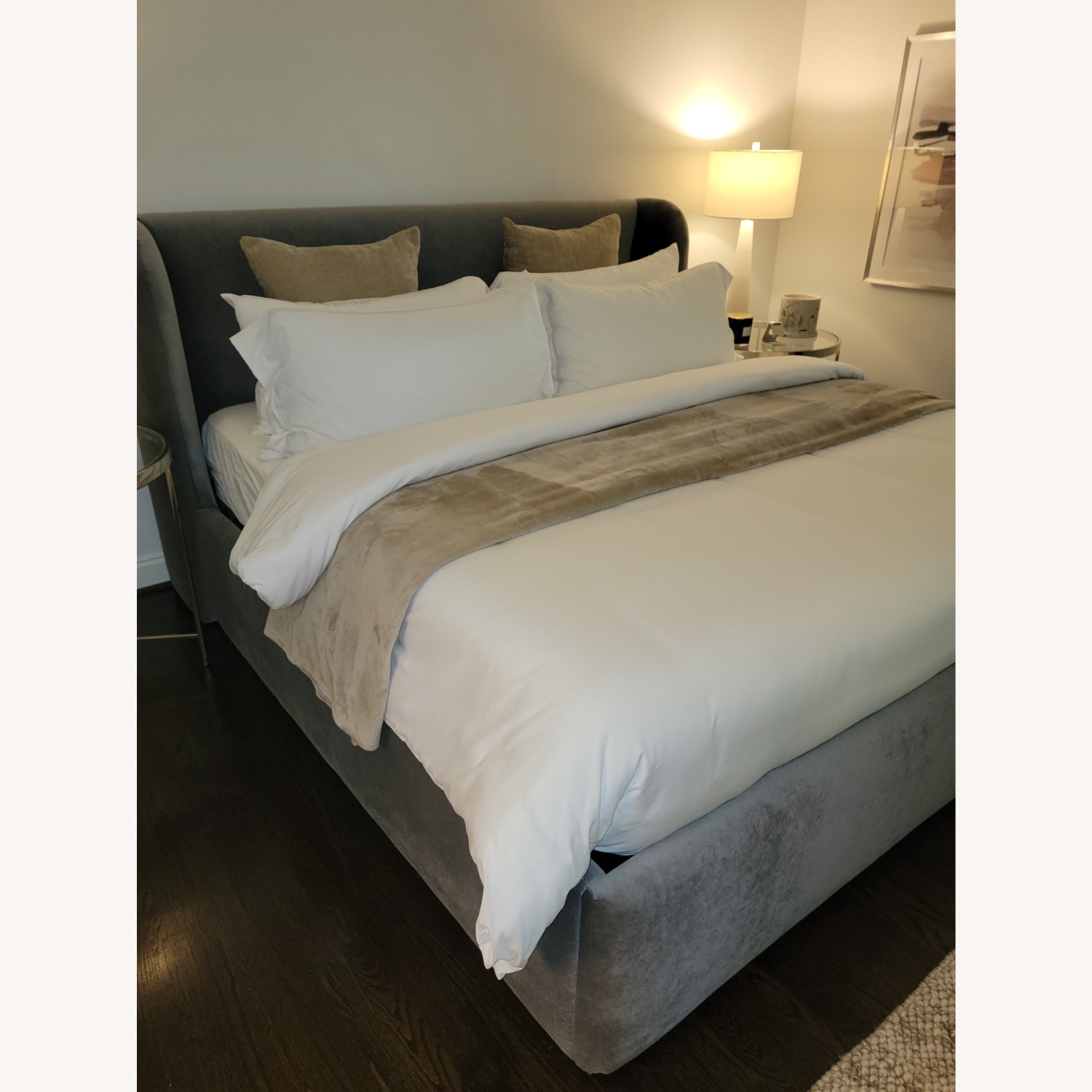 Mitchell Gold + Bob Williams Dark Gray King Bed - image-3