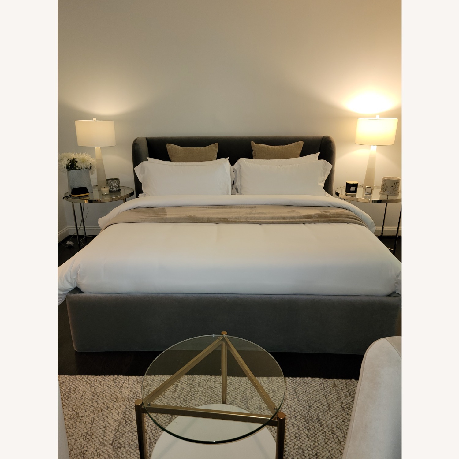 Mitchell Gold + Bob Williams Dark Gray King Bed - image-2