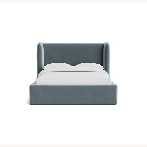 Used Mitchell Gold + Bob Williams Dark Gray King Bed for sale on AptDeco