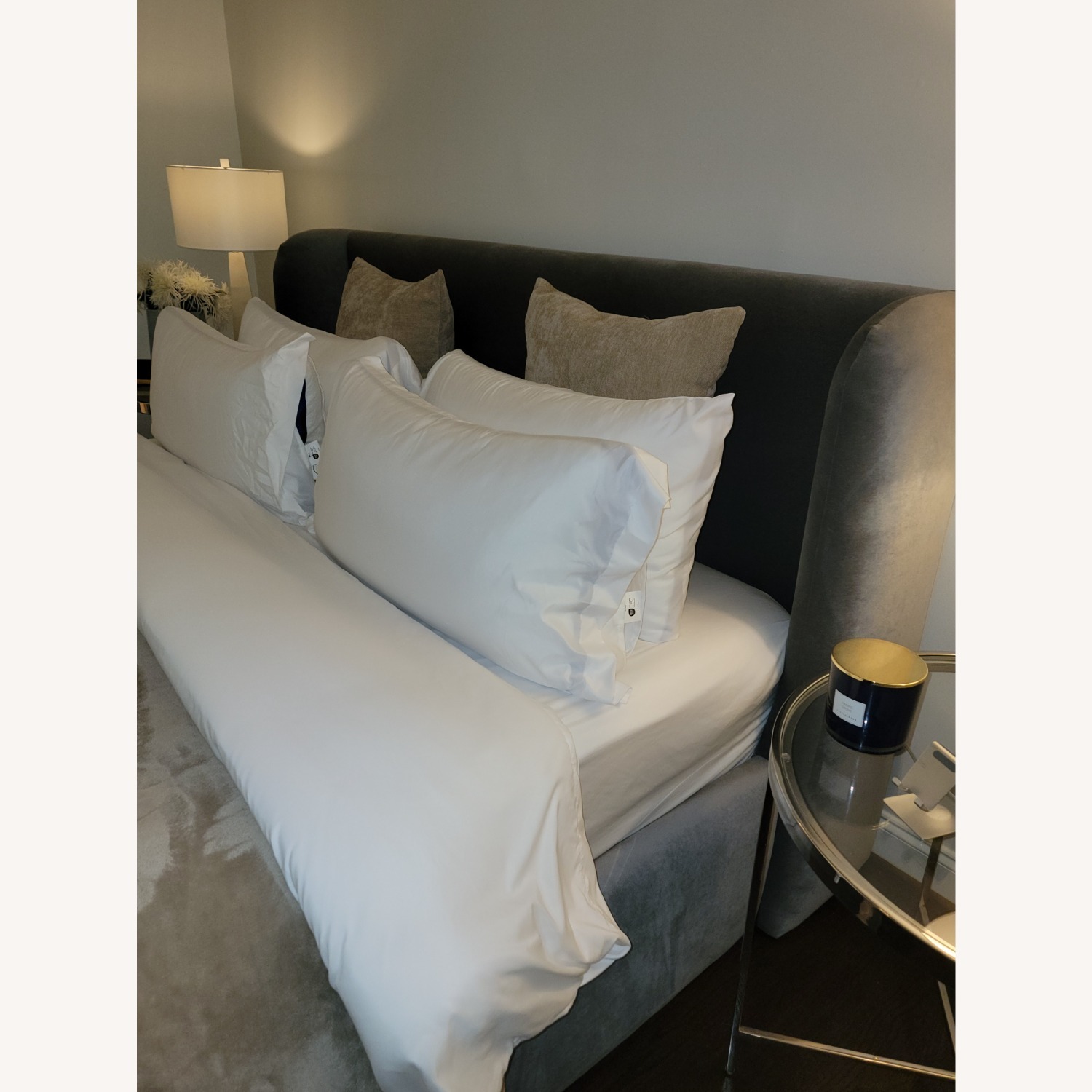 Mitchell Gold + Bob Williams Dark Gray King Bed - image-4