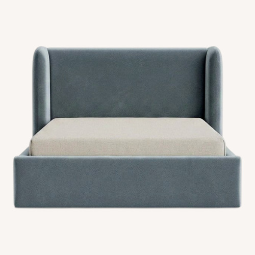 Used Mitchell Gold + Bob Williams Dark Gray King Bed for sale on AptDeco