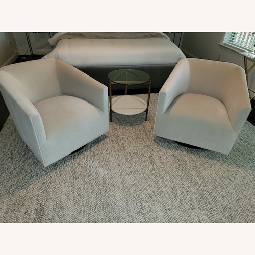 Used A Pair of Mitchell Gold + Bob Williams Chairs for sale on AptDeco