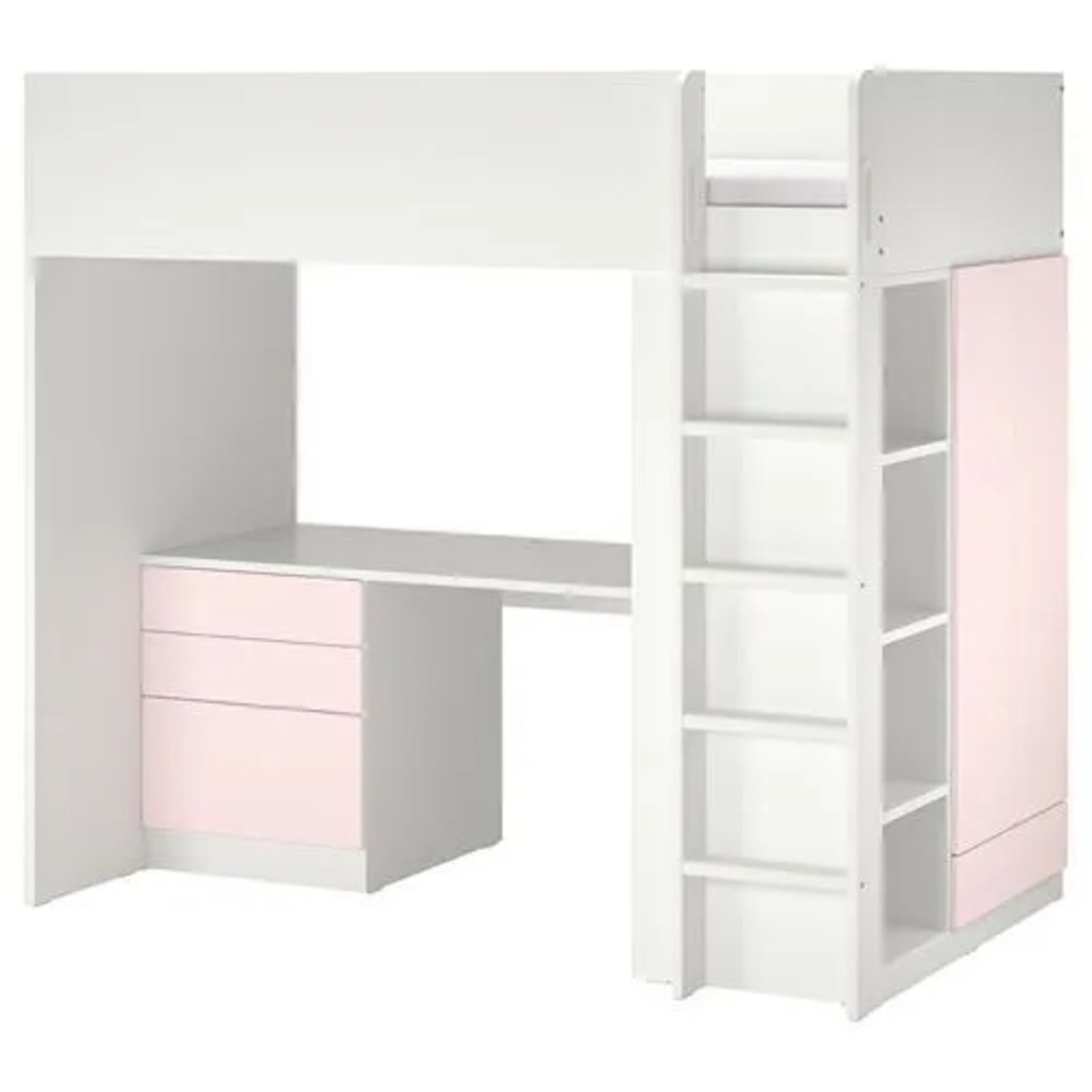 IKEA Smastad Pink Wood Bunk Bed - image-4