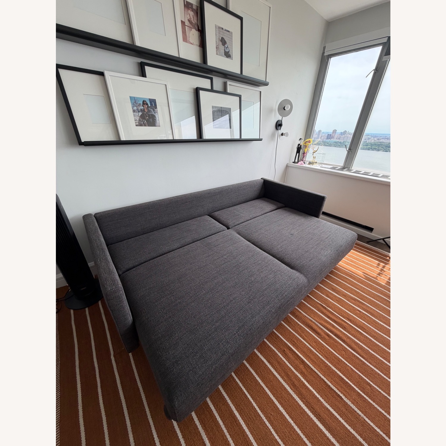 Design Within Reach Softline Light Gray Sleeper Sofa - image-2