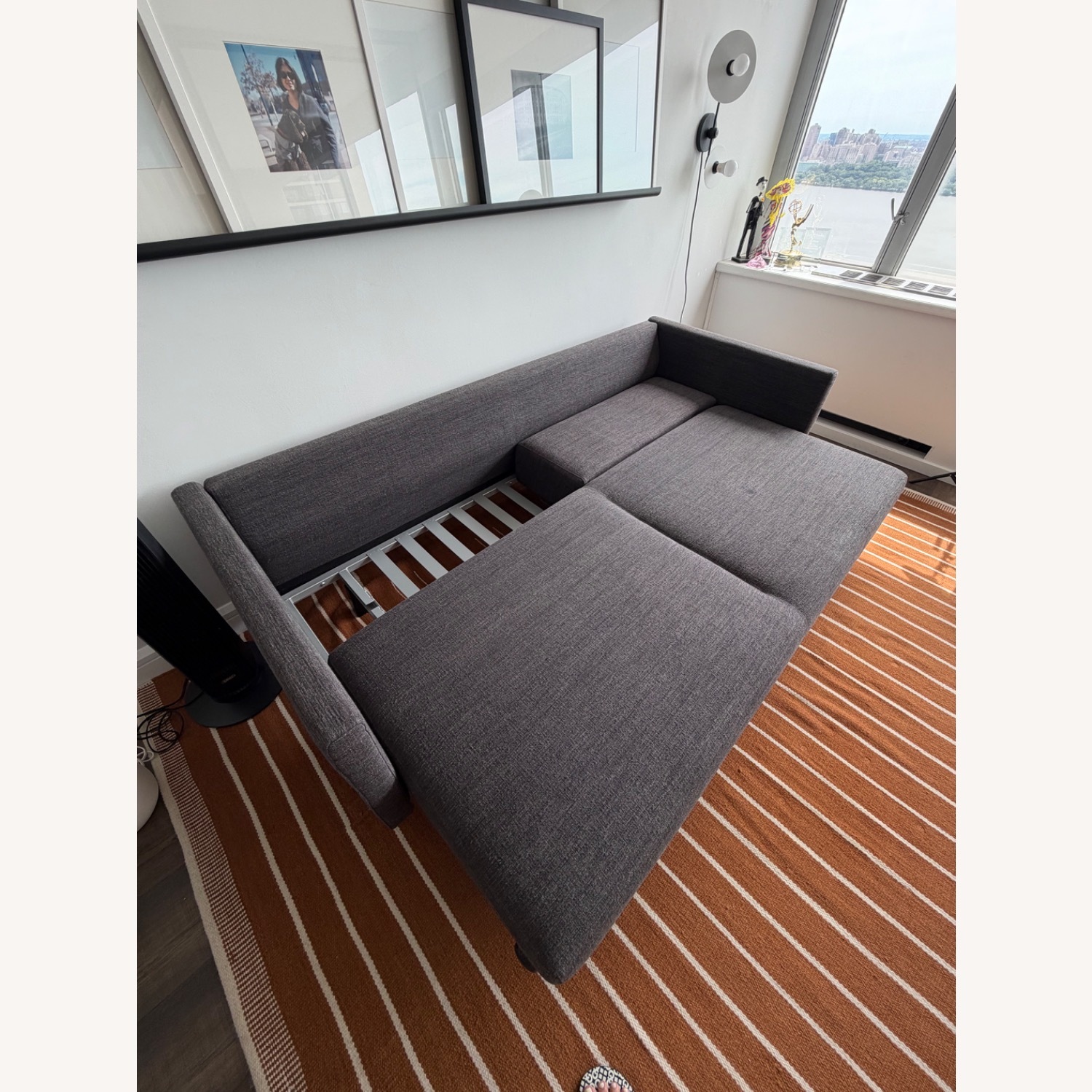Design Within Reach Softline Light Gray Sleeper Sofa - image-4