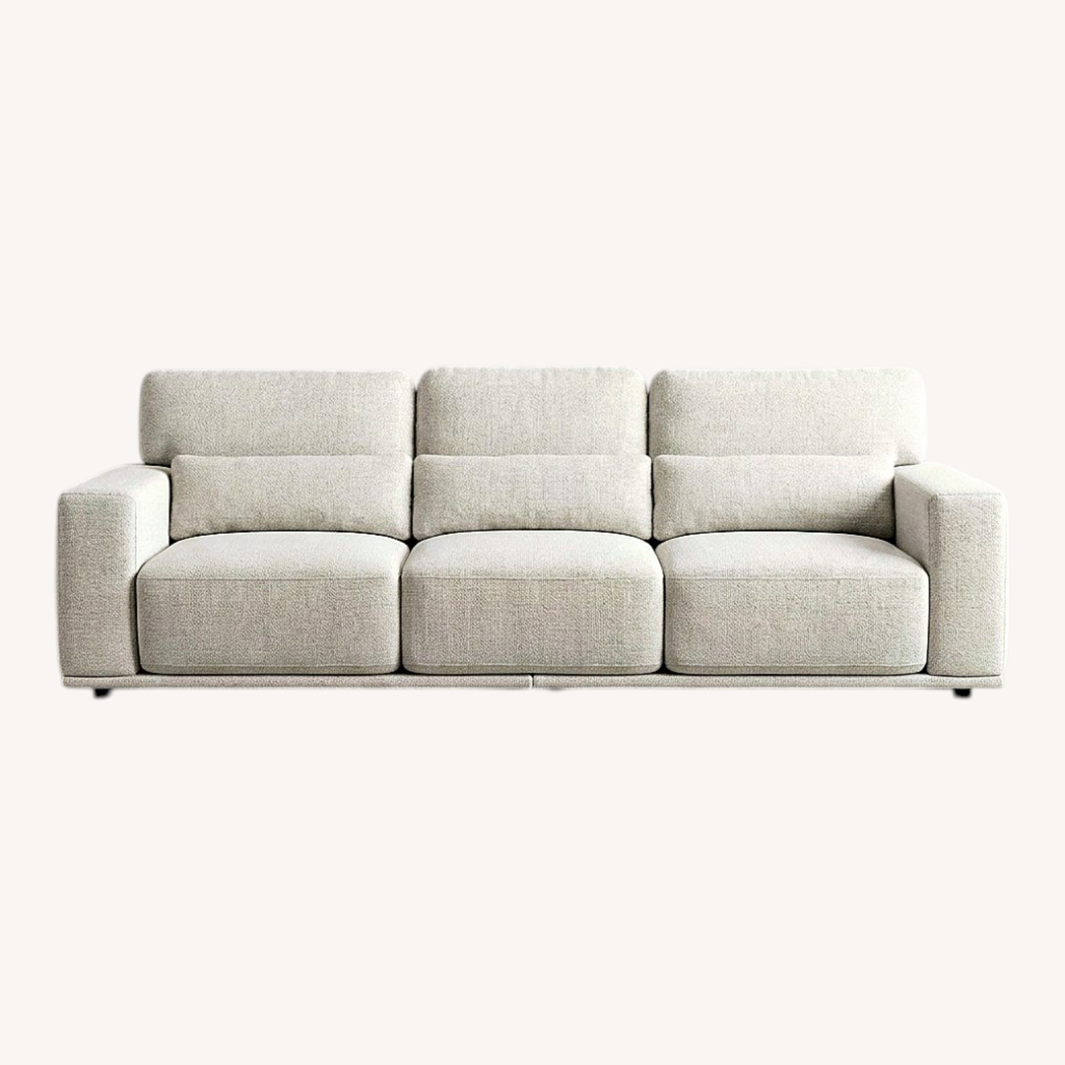 Living Room Gray Sofa - image-0
