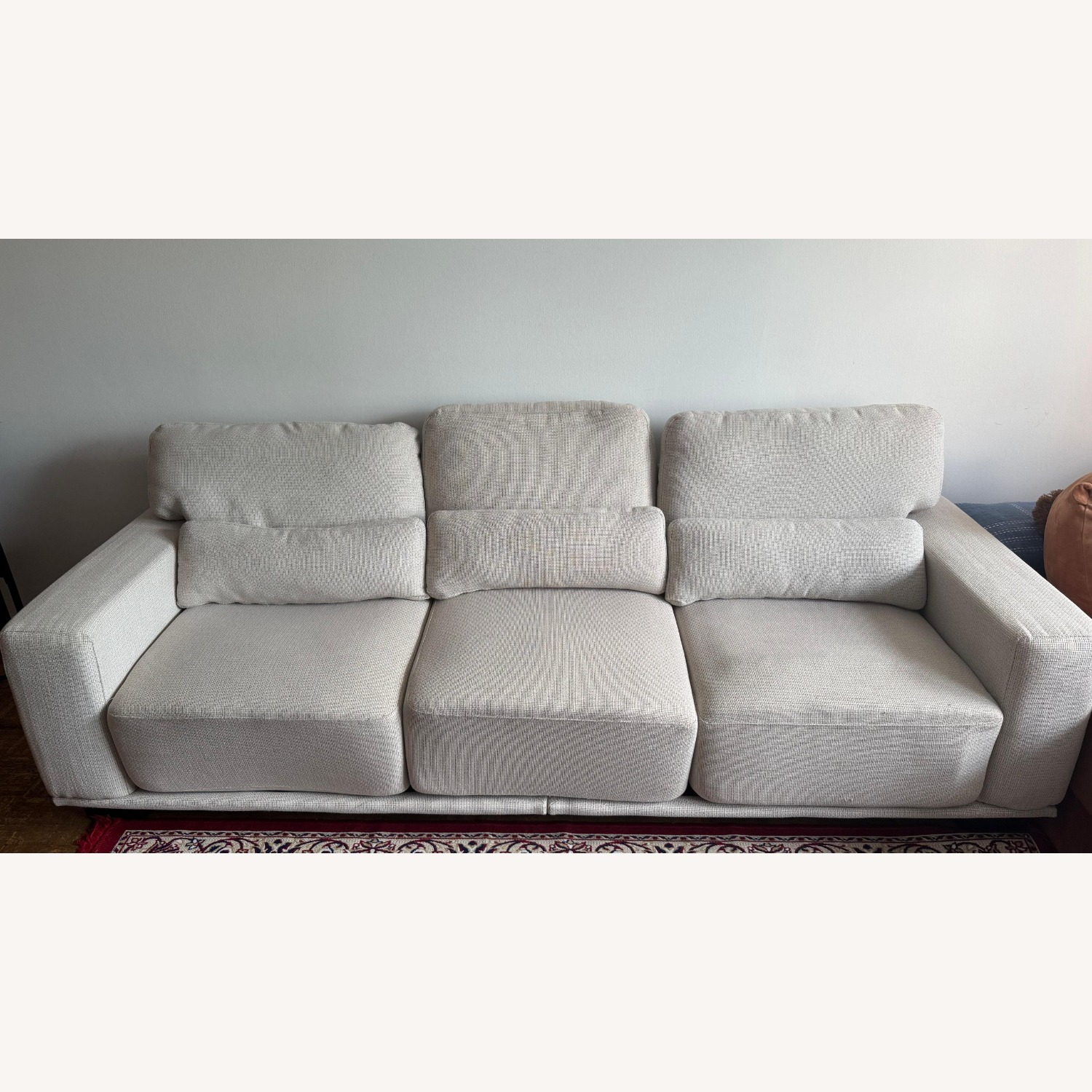Living Room Gray Sofa - image-1
