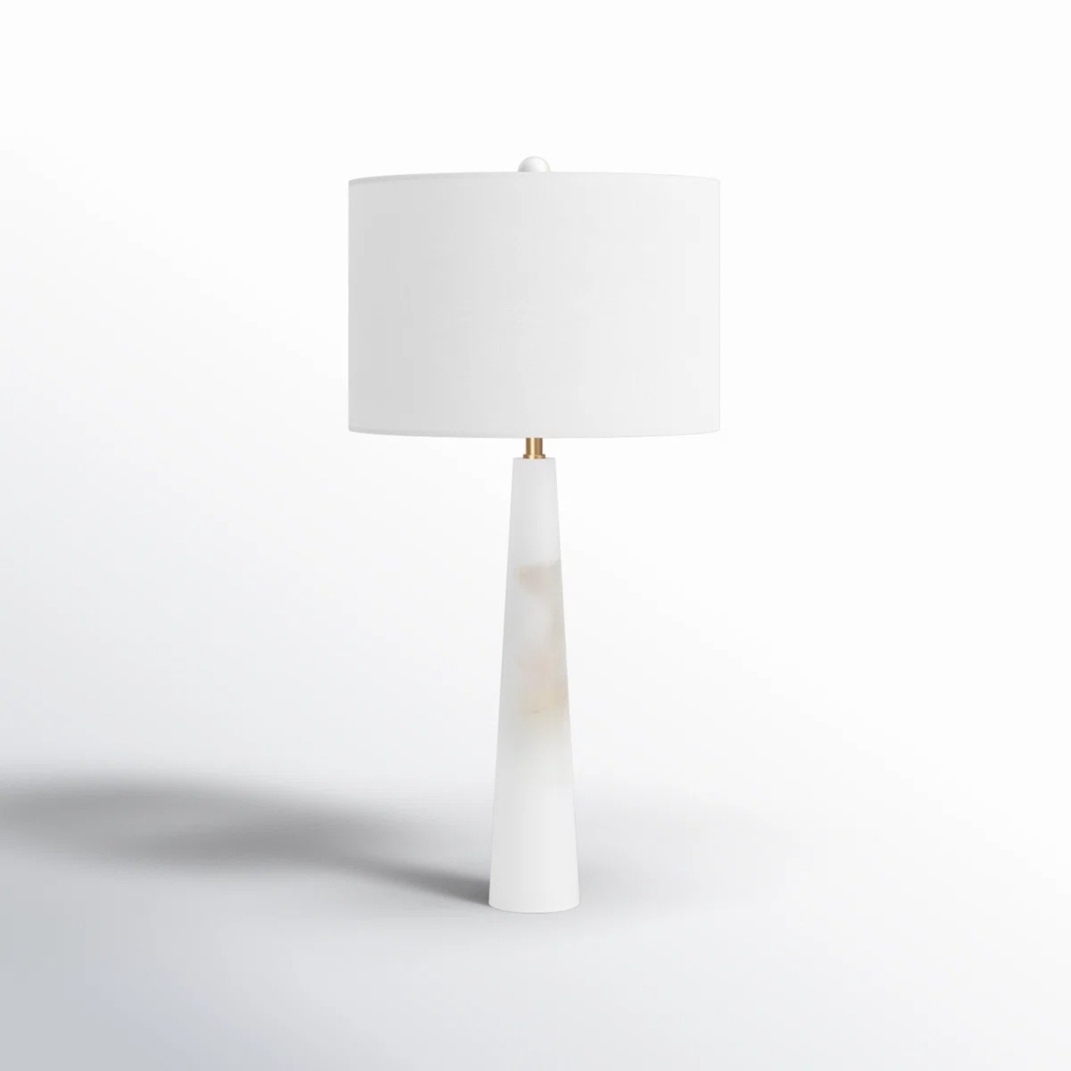 Pair of Modern Joss & Main White Table Lamp - image-3