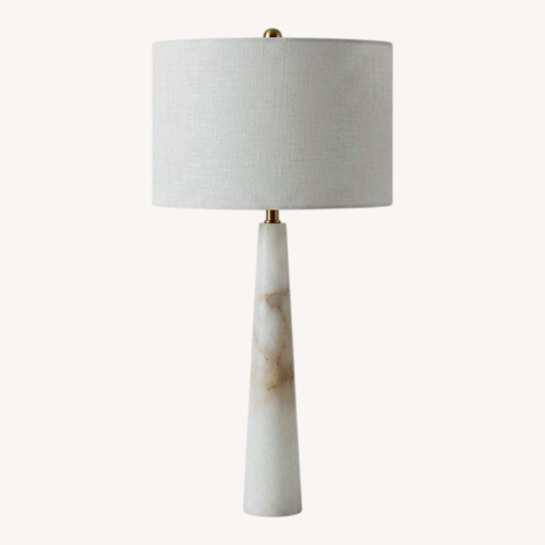 Used Pair of Modern Joss & Main White Table Lamp for sale on AptDeco