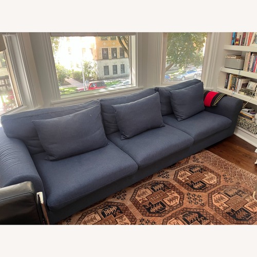 Used Navy Minotti Sofa for sale on AptDeco