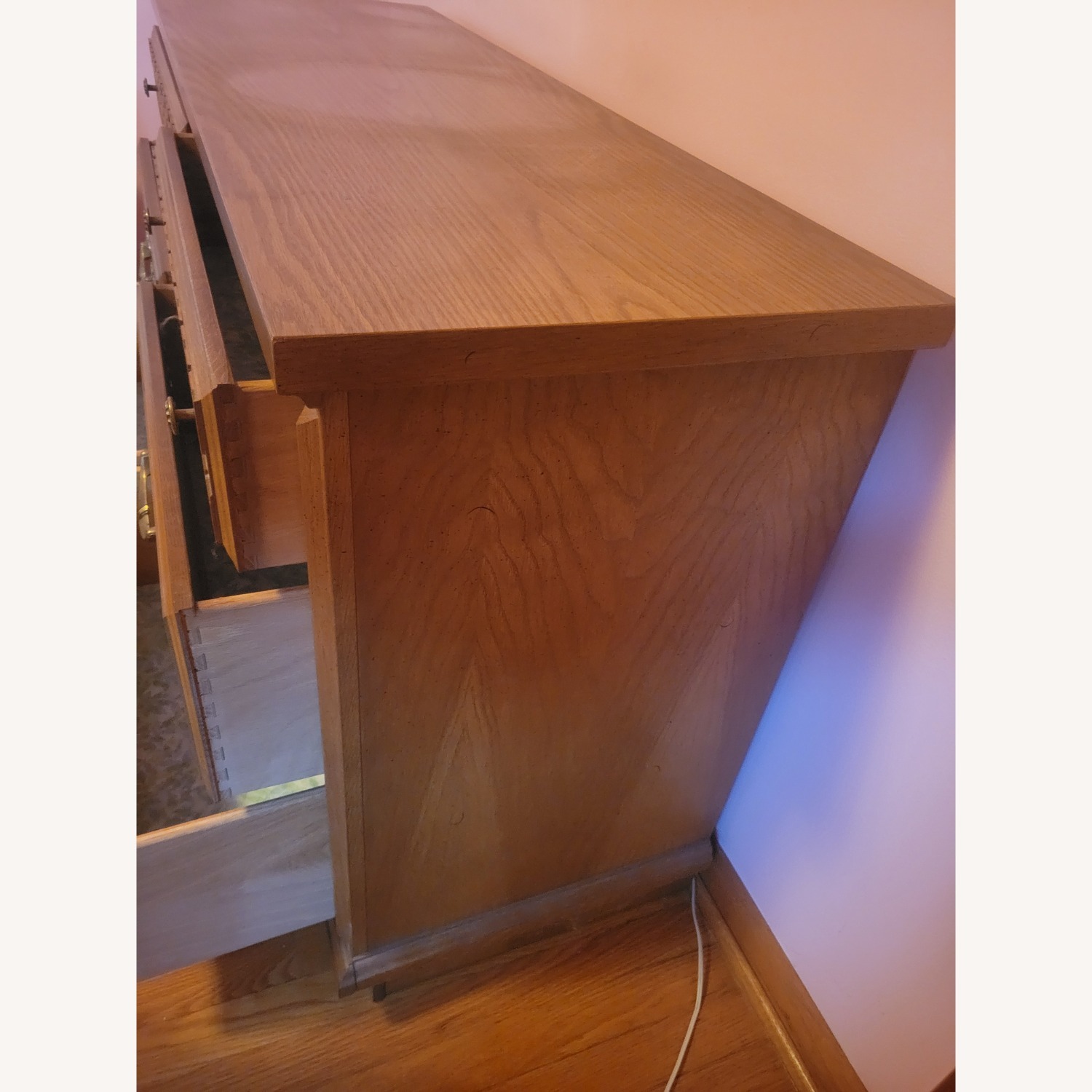 Bassett Dark Brown Wood Dresser - image-4