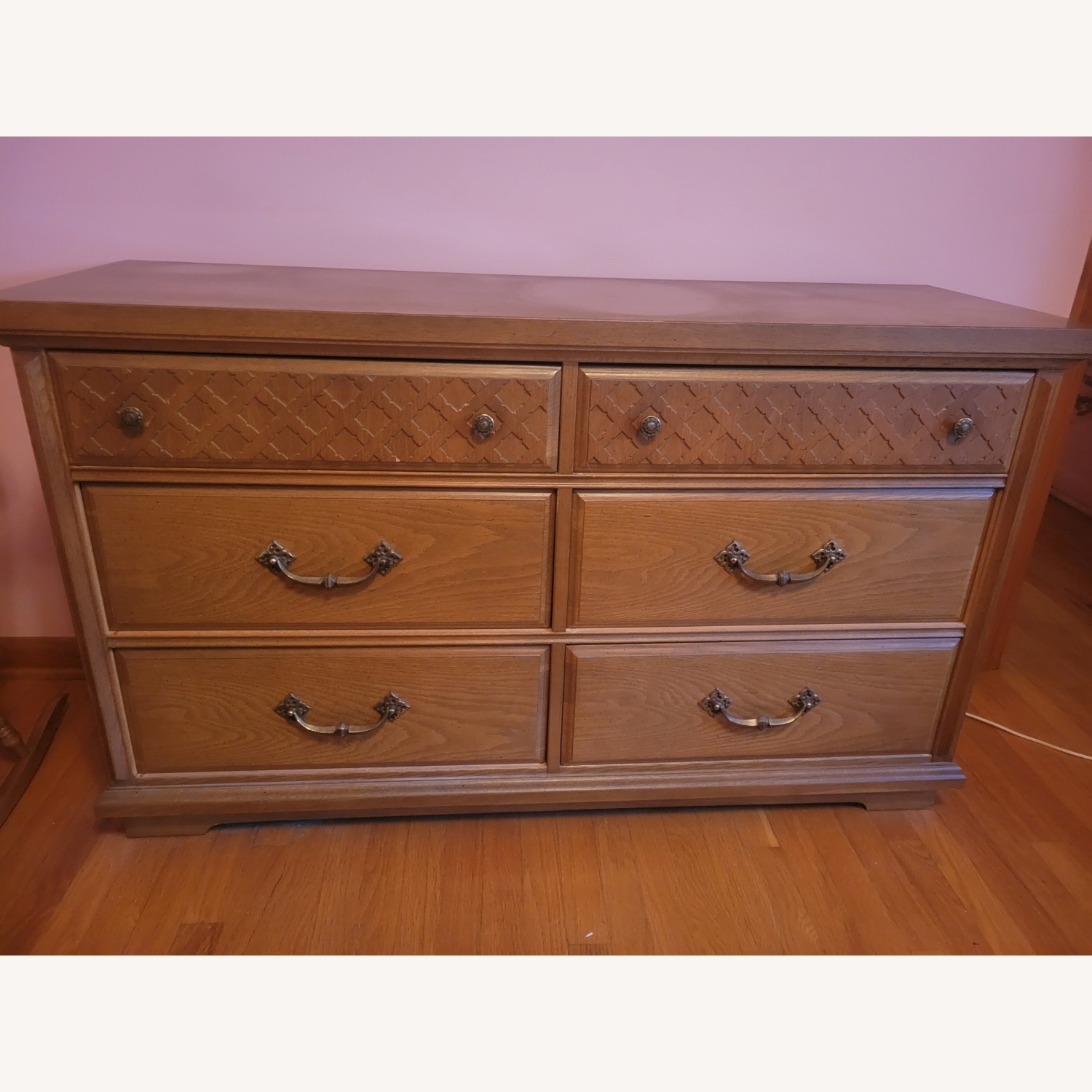 Bassett Dark Brown Wood Dresser - image-1