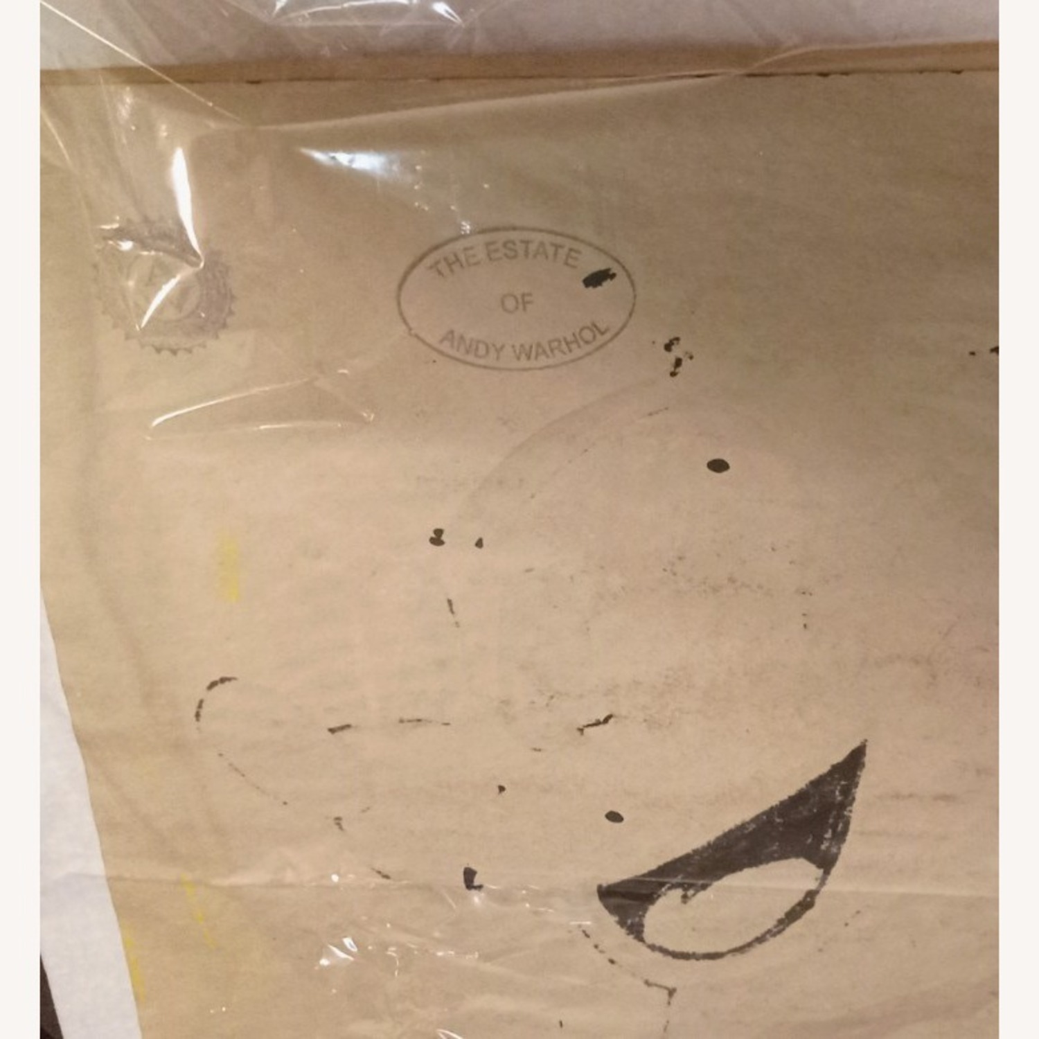 Vintage Andy Warhol Yellow Mickey Mouse  - image-3