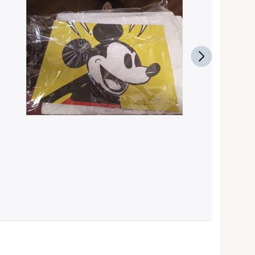 Used Vintage Andy Warhol Yellow Mickey Mouse  for sale on AptDeco