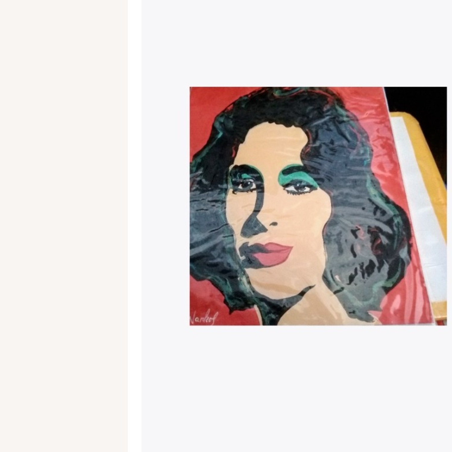  Andy Warhol Red Elizabeth Taylor Wall Art - image-2