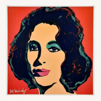Andy Warhol Red Elizabeth Taylor Wall Art