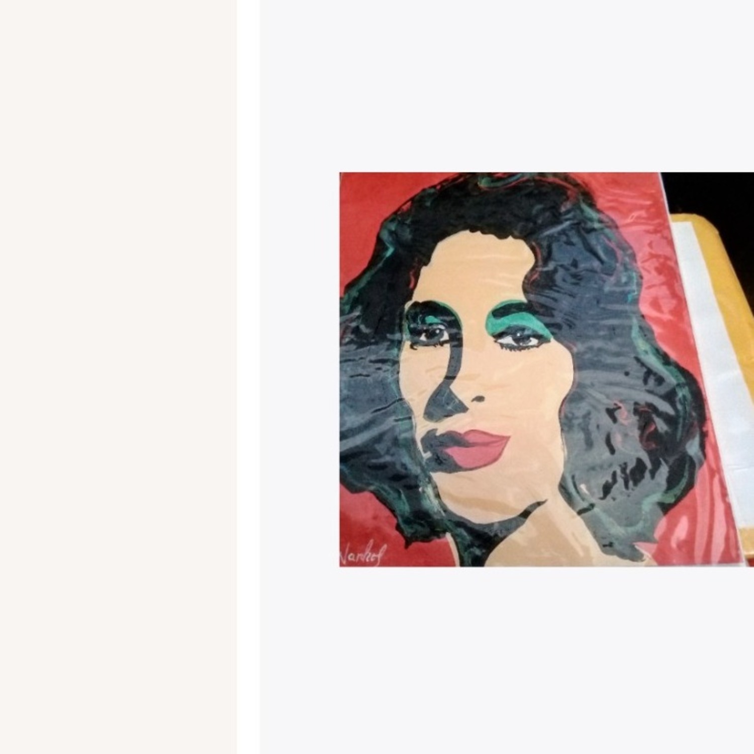  Andy Warhol Red Elizabeth Taylor Wall Art - image-3