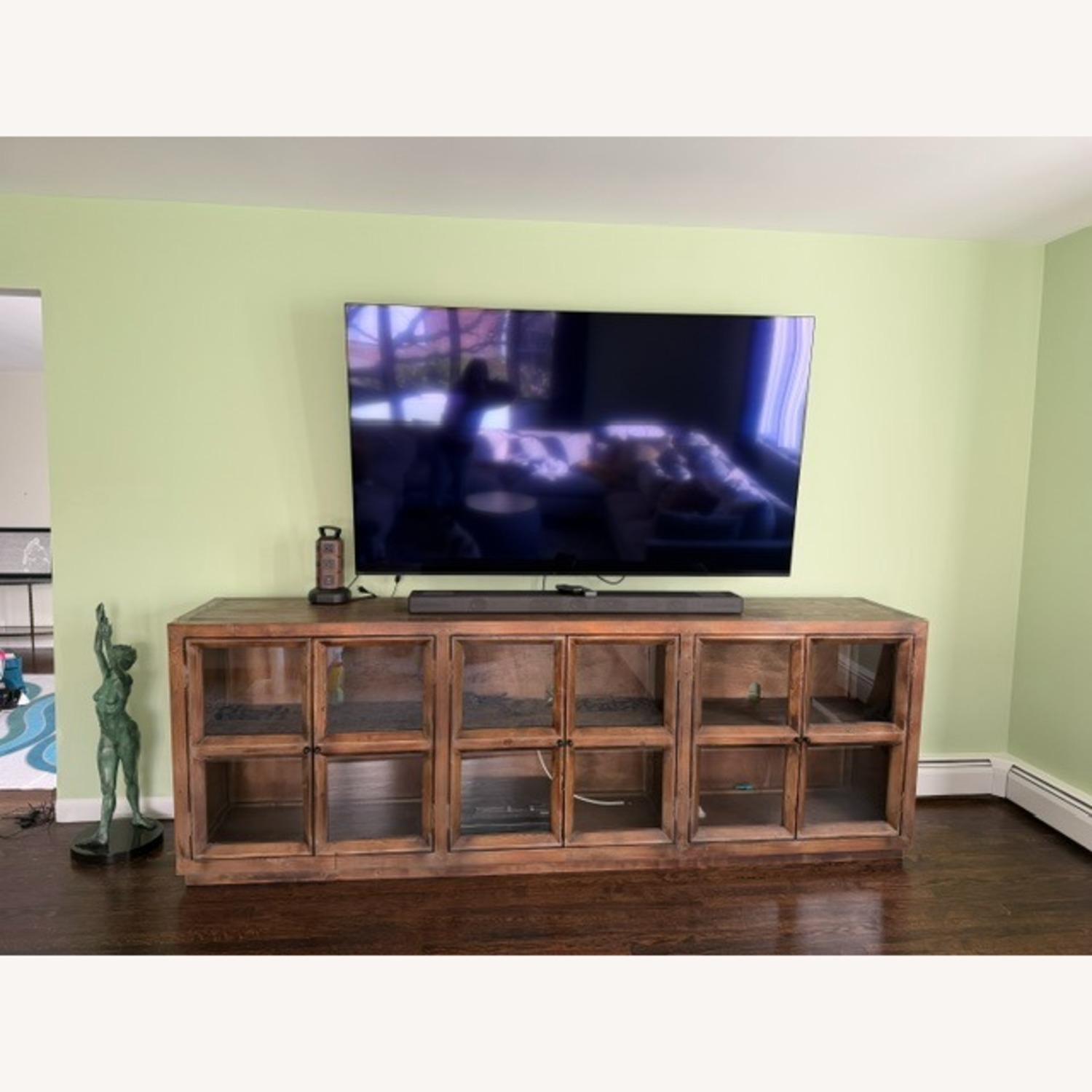 Pottery Barn Webb Reclaimed Wood Media Console - image-1