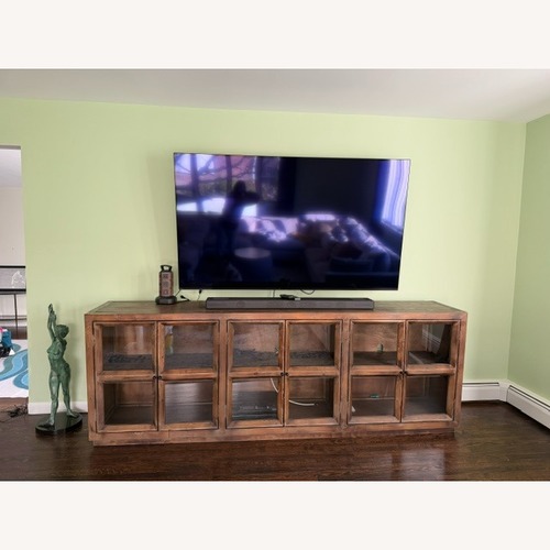 Used Pottery Barn Webb Reclaimed Wood Media Console for sale on AptDeco