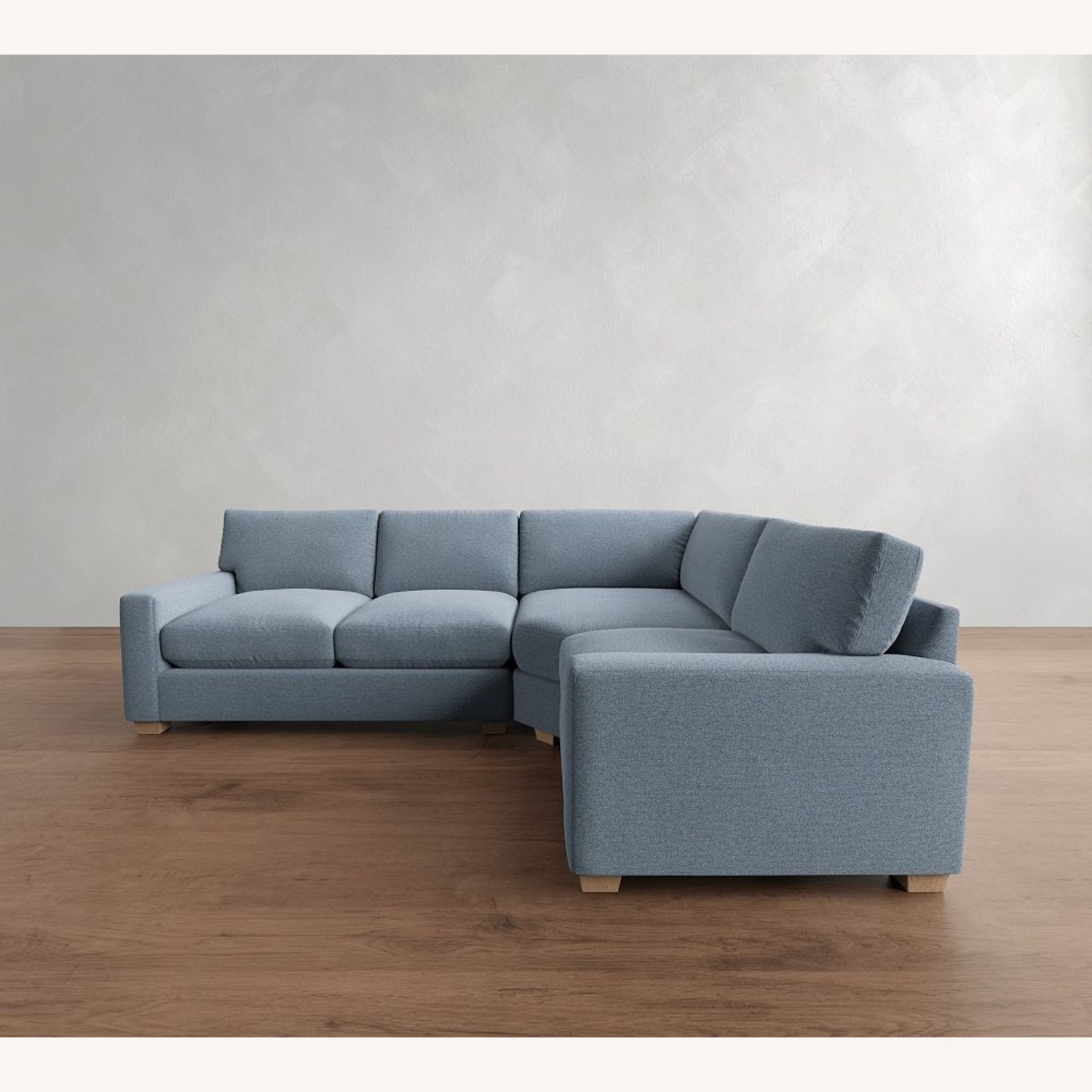 Pottery Barn Square Arm 3-Piece Wedge Sectional  - image-6