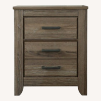 Ashley Furniture Zelen Natural Wood Nightstands